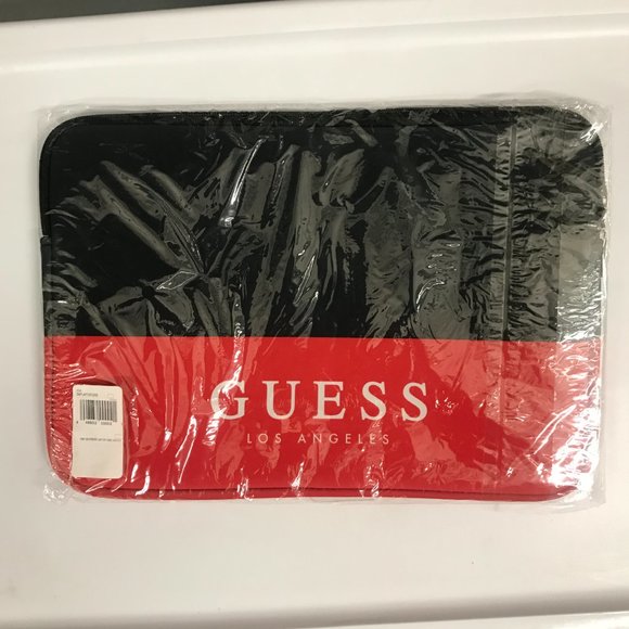 NWT GUESS Neoprene Laptop Notebook Sleeve Slip Pouch Case, fits up to 13.5" - Picture 3 of 4